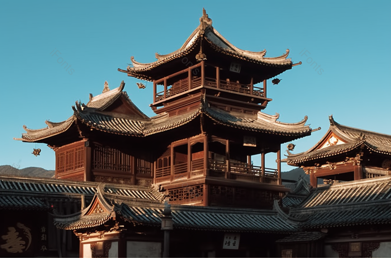 老式建筑物远景实拍摄影图,高清,摄影图,摄影图片,图片大全,摄影图免费下载